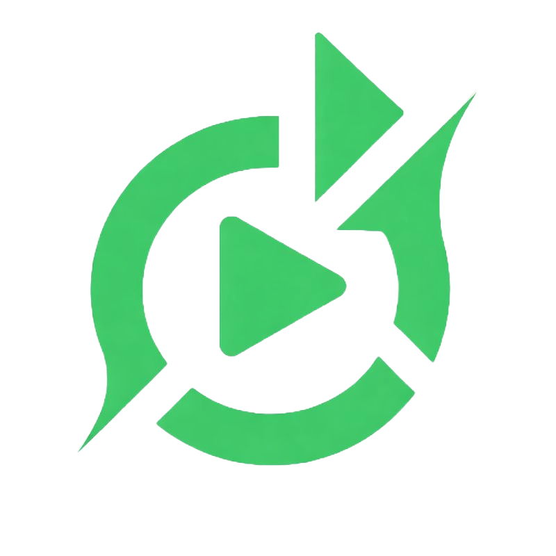 Logo Cortes Rápidos Studio - Software de Cortes Virais Automáticos